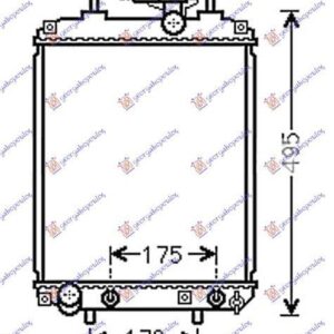 076906305 Daihatsu Sirion 2005- | Ψυγείο Νερού