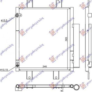 076906400 Daihatsu Sirion 2005- | Ψυγείο A/C