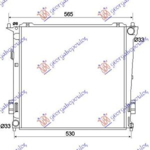 056506330 Hyundai Elantra 2004-2007 | Ψυγείο Νερού