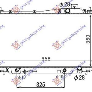 027206310 Honda Civic Hatchback/Liftback 2004-2005 | Ψυγείο Νερού