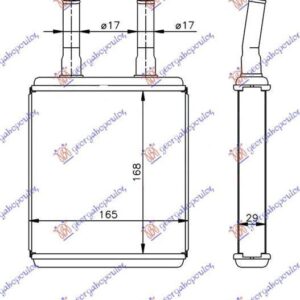 015606500 Hyundai Accent Hatchback 1999-2002 | Ψυγείο Καλοριφέρ