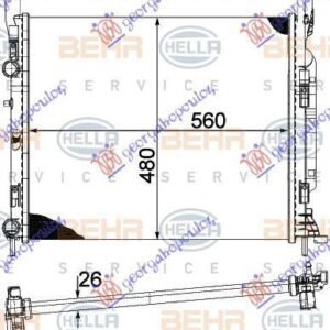 578106315 Nissan NV250 2019- | Ψυγείο Νερού