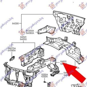 069500901 Hyundai Accent Hatchback 1997-1999 | Σασί Εμπρός Δεξιό