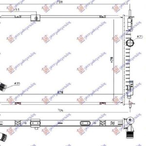 080406345 Nissan Qashqai 2007-2010 | Ψυγείο Νερού