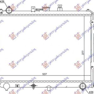 087706300 Mazda E1800/E2000 1983-1992 | Ψυγείο Νερού