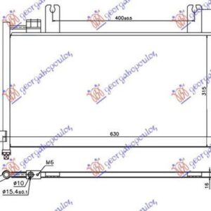 014106410 Fiat Sedici 2006-2014 | Ψυγείο A/C