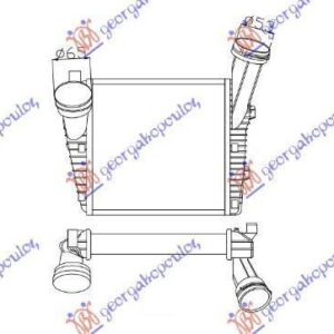 084506201 VW Touareg 2003-2010 | Ψυγείο Intercooler Δεξιό