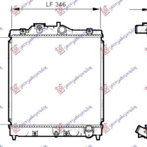 016206315 Honda Civic Sedan 1999-2000 | Ψυγείο Νερού