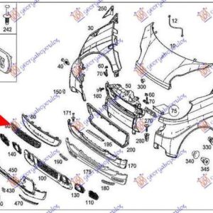 086504545 Smart ForTwo 2007-2012 | Δίχτυ Μάσκας