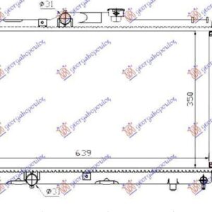 043606305 Toyota Corolla 2000-2002 | Ψυγείο Νερού