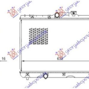 043106315 Toyota Corolla Hachtback/Liftback 1997-1999 | Ψυγείο Νερού