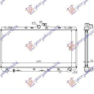 076206320 Toyota Corolla Liftback 1992-1996 | Ψυγείο Νερού