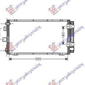 080606400 Toyota Corolla Hatchback 1992-1996 | Ψυγείο A/C