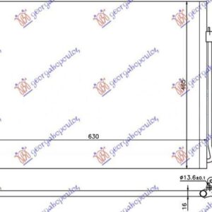 162106400 BMW X6 2014-2019 | Ψυγείο A/C Βενζίνη/Πετρέλαιο