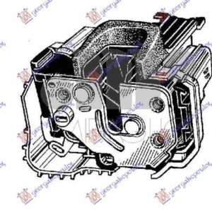 083107211 Peugeot Bipper 2008- | Κλειδαριά Πόρτας Συρόμενης Δεξιά