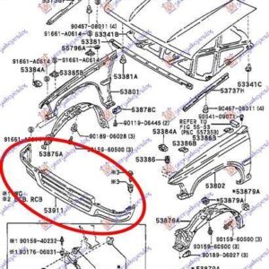 098900260 Toyota Hilux 4WD 1989-1997 | Ποδιά Εμπρός