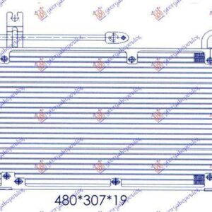 080806400 Suzuki Swift Sedan 1993-1995 | Ψυγείο A/C