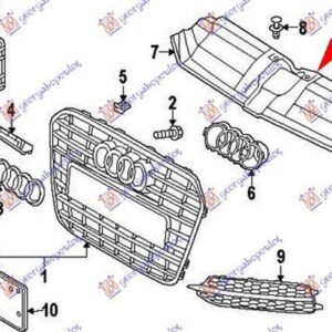 128100810 Audi A6 2014-2018 | Κάλυμμα Μετώπης