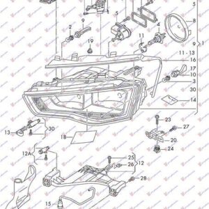 130000471 Audi A4 2011-2015 | Φανοστάτης Εμπρός Δεξιός