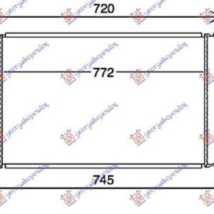 745206230 Skoda Superb 2015-2019 | Ψυγείο Intercooler