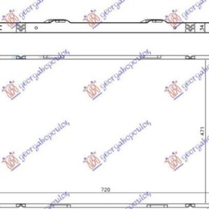 134006300 Audi A8 2009-2013 | Ψυγείο Νερού