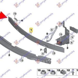 151103840 BMW X5 2013-2018 | Τραβέρσα Προφυλακτήρα Εμπρός