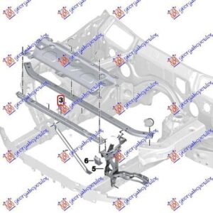 169100200 BMW iX3 Series 2020- | Τραβέρσα Μετώπης Εμπρός