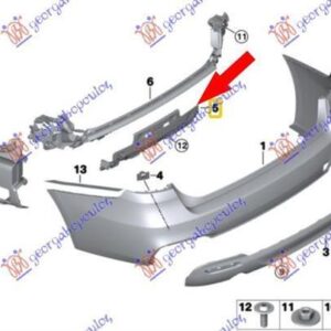 154403860 BMW 3 Series Gran Turismo 2012-2020 | Τραβέρσα Προφυλακτήρα Πίσω