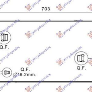 160106310 BMW 5 Series 2013-2016 | Ψυγείο Νερού