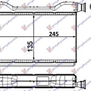 158106500 BMW 7 Series 2012-2015 | Ψυγείο Καλοριφέρ