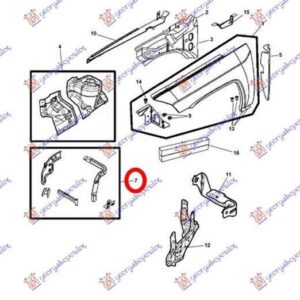 176000471 Jeep Compass 2011-2016 | Φανοστάτης Εμπρός Δεξιός