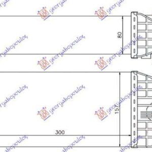 202106220 Citroen C-Elysee 2016- | Ψυγείο Intercooler