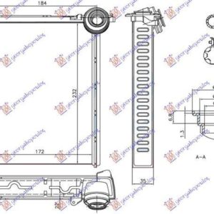 198006500 Citroen C3 Picasso 2009-2012 | Ψυγείο Καλοριφέρ