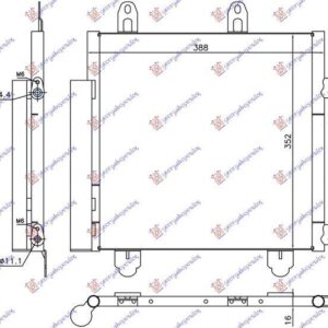 635006400 Peugeot 108 2014- | Ψυγείο A/C Βενζίνη/Πετρέλαιο