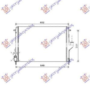 220006335 Dacia Logan-MCV 2008-2012 | Ψυγείο Νερού Βενζίνη/Πετρέλαιο