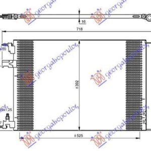 612606400 Opel Cascada 2013- | Ψυγείο A/C Βενζίνη/Πετρέλαιο