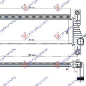 315106210 Ford Ranger 2012-2015 | Ψυγείο Intercooler