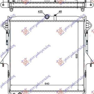 315106300 Ford Ranger 2012-2015 | Ψυγείο Νερού