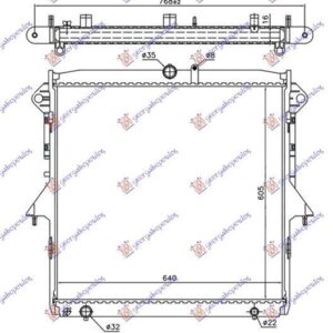 315206320 Ford Ranger 2015-2019 | Ψυγείο Νερού