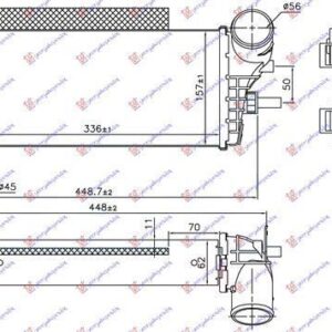 317206200 Ford Transit/Tourneo Connect 2019-2022 | Ψυγείο Intercooler