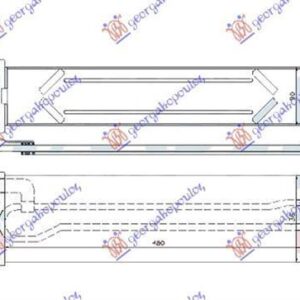 373006210 Hyundai H-1 Starex 2007-2018 | Ψυγείο Intercooler