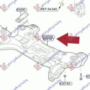 432100910 Kia Picanto 2015-2017 | Γέφυρα Μηχανής Εμπρός