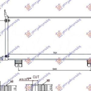 485206400 Lexus RX 350/450 2012-2015 | Ψυγείο A/C