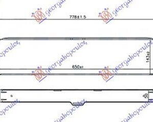 526106200 Mercedes-Benz Vito 2015- | Ψυγείο Intercooler