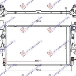 526106300 Mercedes-Benz Vito 2015- | Ψυγείο Νερού