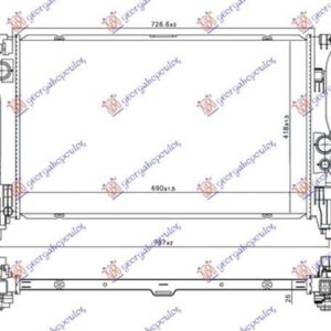 526106310 Mercedes-Benz Vito 2015- | Ψυγείο Νερού