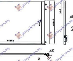 526106400 Mercedes-Benz Vito 2015- | Ψυγείο A/C Βενζίνη/Πετρέλαιο