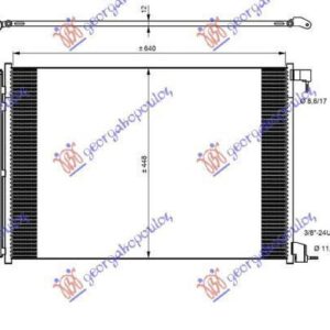 545006400 Mercedes-Benz GLC 2020-2023 | Ψυγείο A/C Βενζίνη/Πετρέλαιο