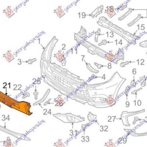 550204010 Mitsubishi Outlander 2016-2020 | Φάσα Προφυλακτήρα Εμπρός