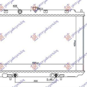 575506310 Nissan Almera Tino 2000-2005 | Ψυγείο Νερού